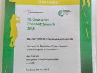 Deutscher Chorwettbewerb 2018 in Freiburg
